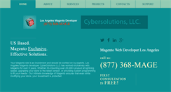 Desktop Screenshot of cybersolutions-llc.com