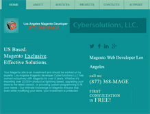 Tablet Screenshot of cybersolutions-llc.com